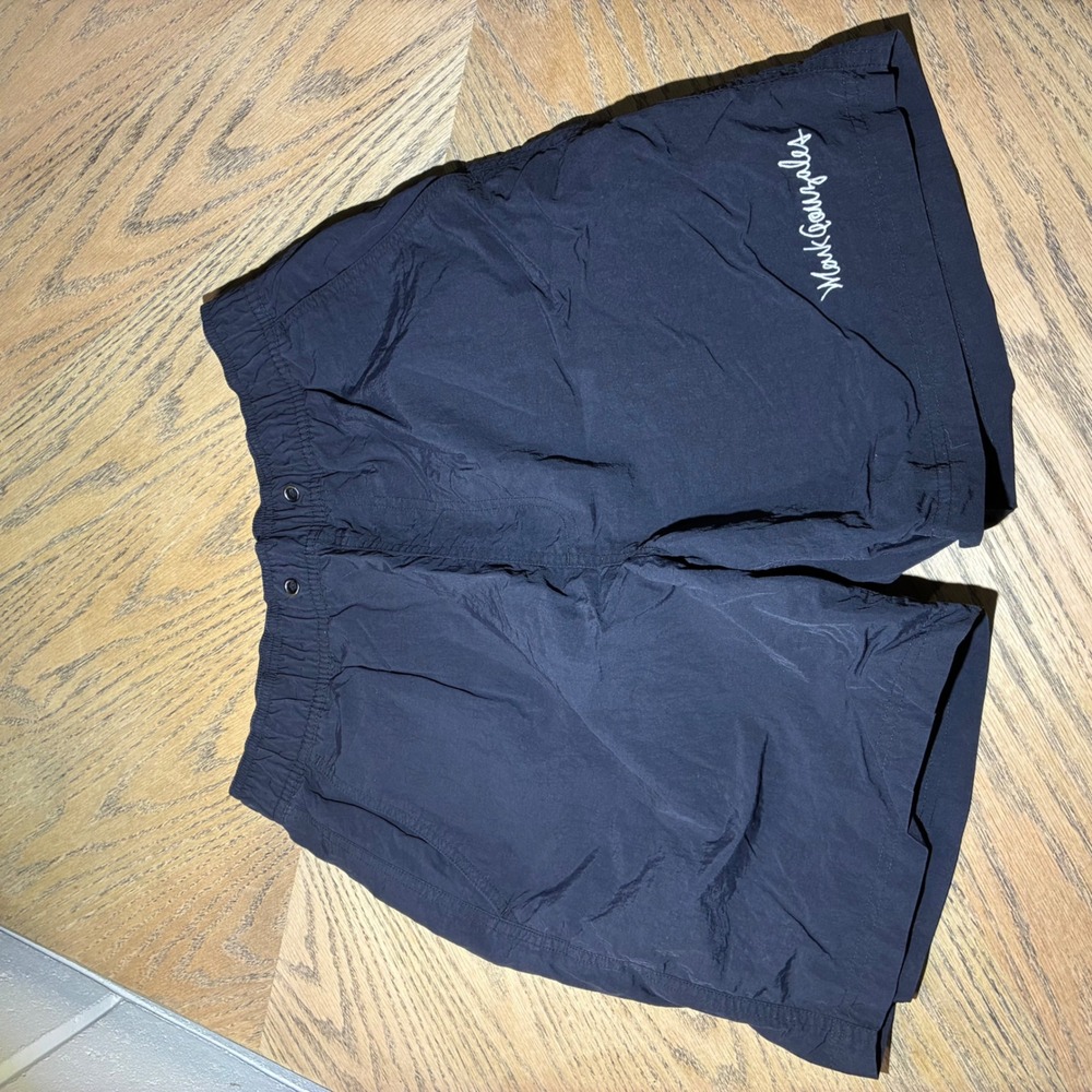 Mark Gonzales Black Nylon Swim Shorts Mesh Lined MG2000S001BKM Mens M